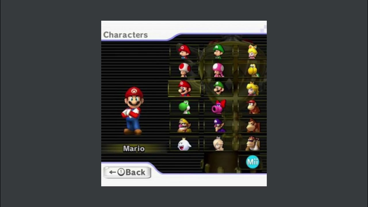 mariokart wii — main menu (slowed + reverb)