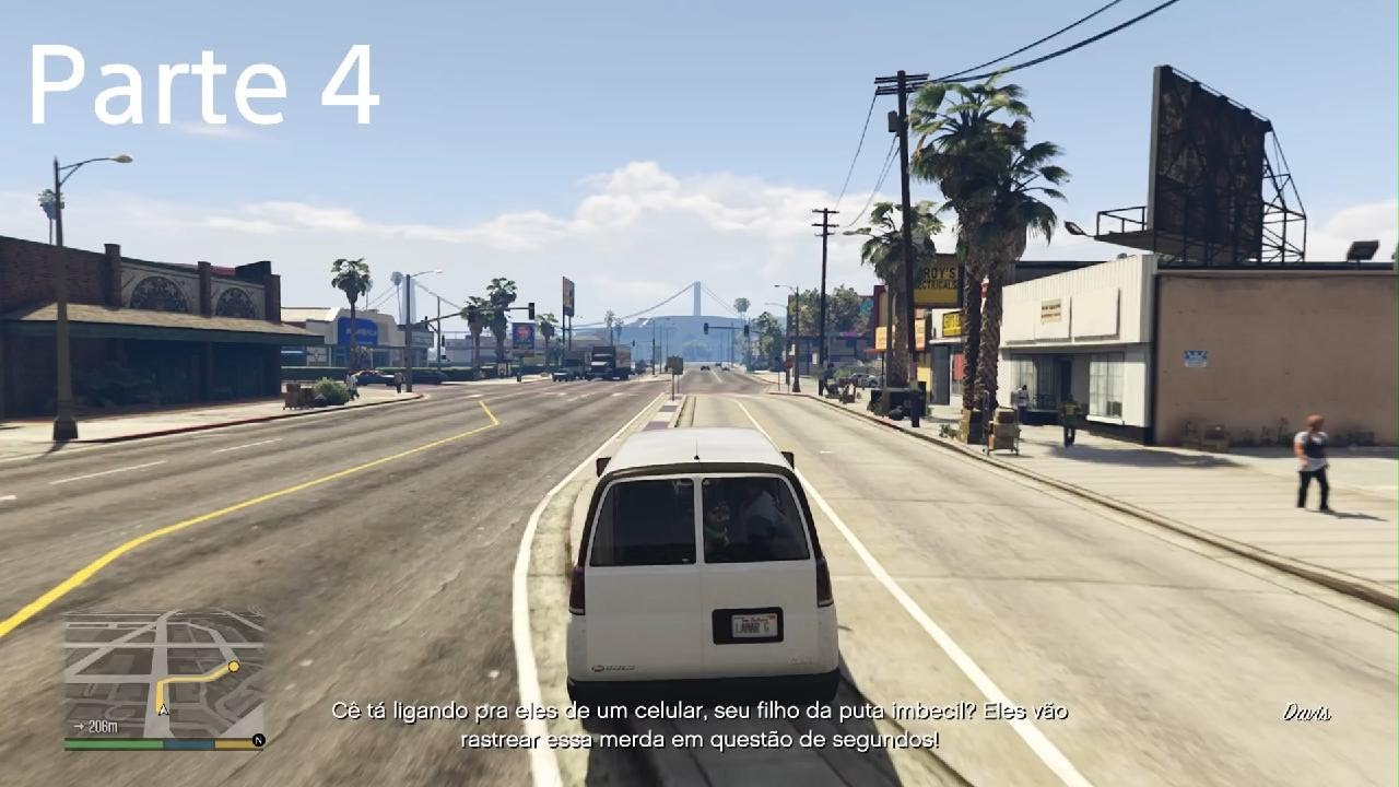 Grand Theft Auto V (PS5)  O Cachorro Faz Parte Da Gangue Também  KKKKK / Parte 4