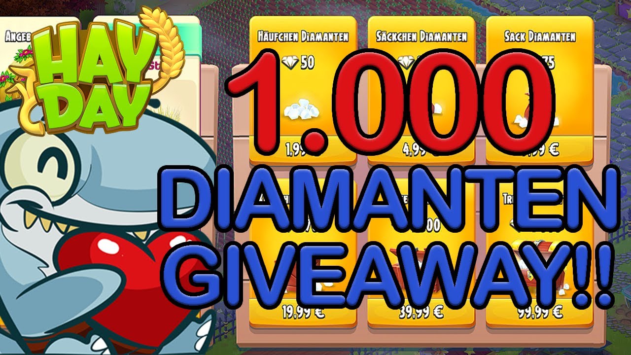 Die GEWINNER der 1.000 DIAMANTEN 😱😍 Hay Day Giveaway | SyromerB