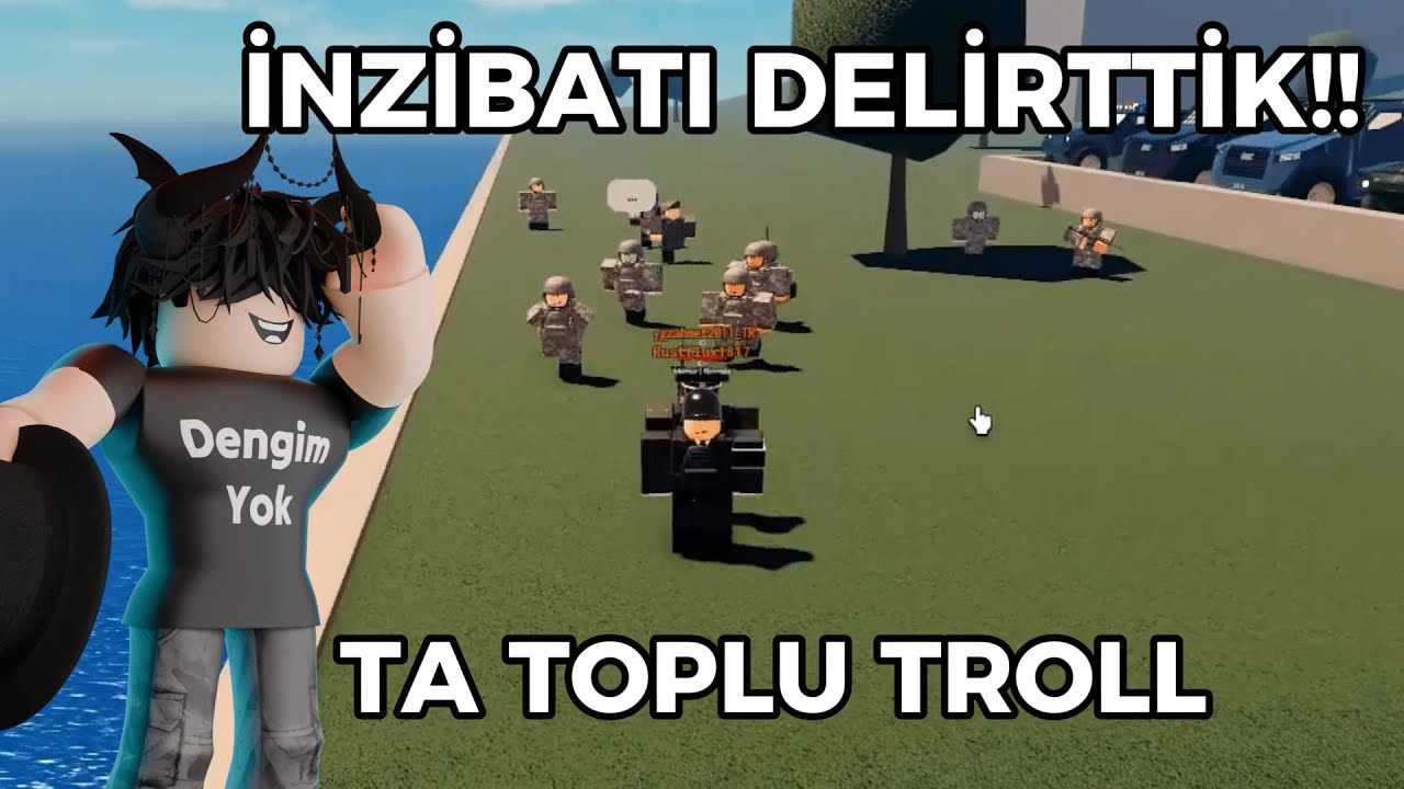 TA || İNZİBATI TROLLEYİP DELİRTTİK MÜEBBET HAPİS ATTI!!! - Roblox Türk Asker Kamp Troll