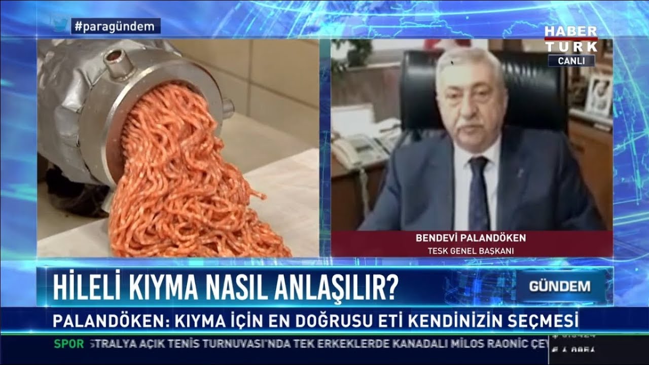 Hileli kıyma nasıl anlaşılır? -  TESK Genel Başkanı Bendevi Palandöken