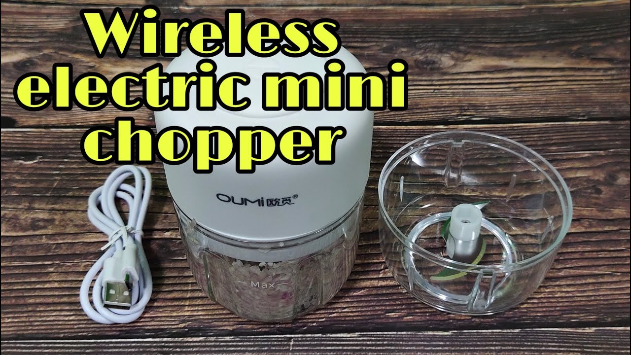Wireless electric mini chopper | mini food prosessor grinder 250ml 100ml