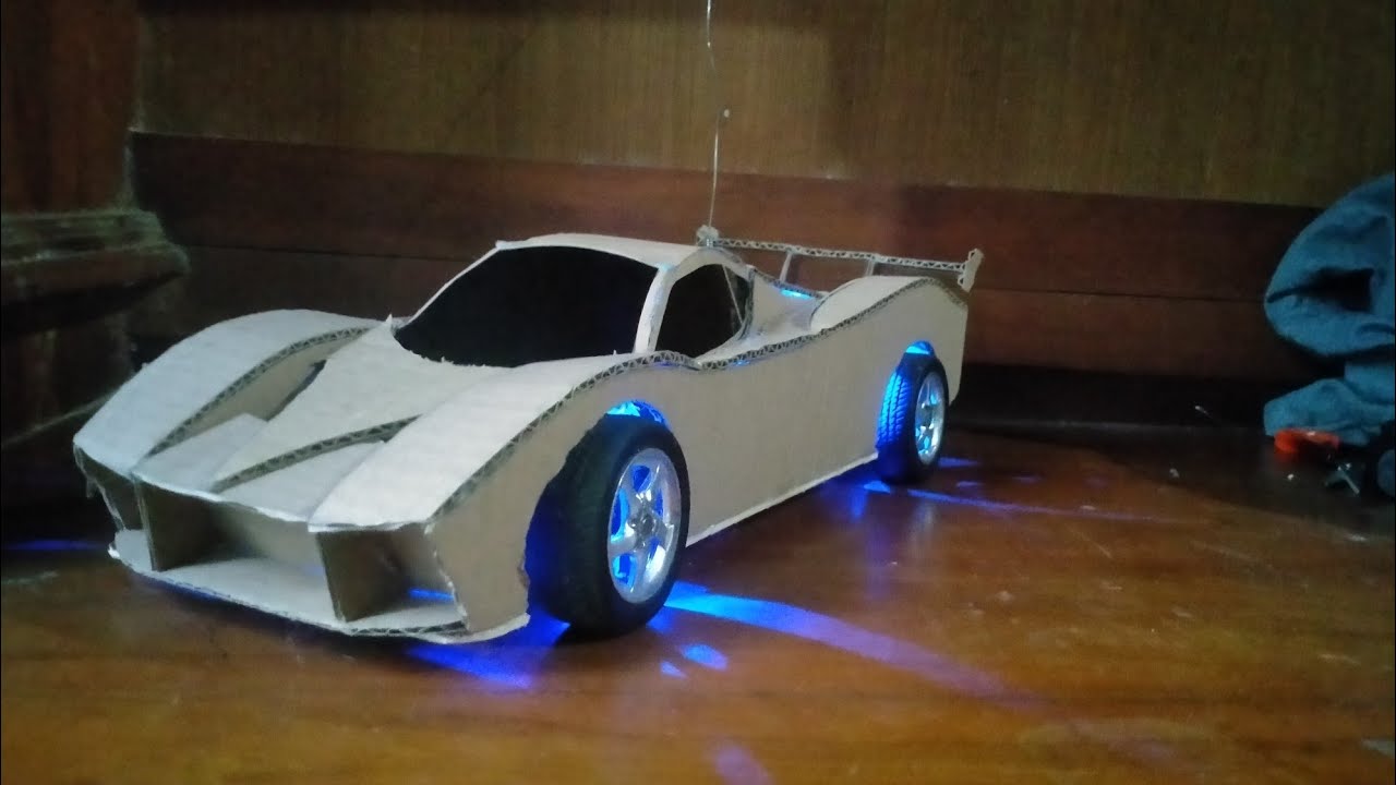 [DIY] Cara Membuat Mobil Lamborghini Remote Control Dari Kardus
