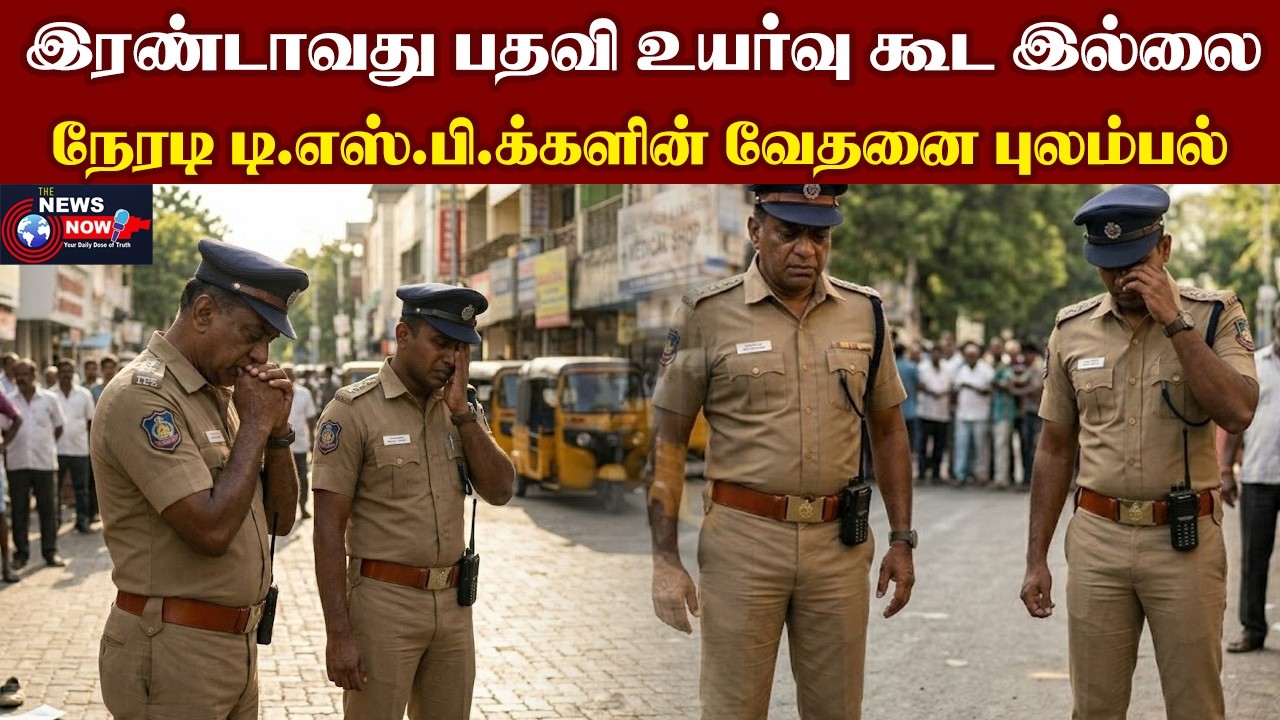 இரண்டாவது பதவி உயர்வு கூட இல்லை...நேரடி டி.எஸ்.பி.க்களின் வேதனை புலம்பல் | The News Now