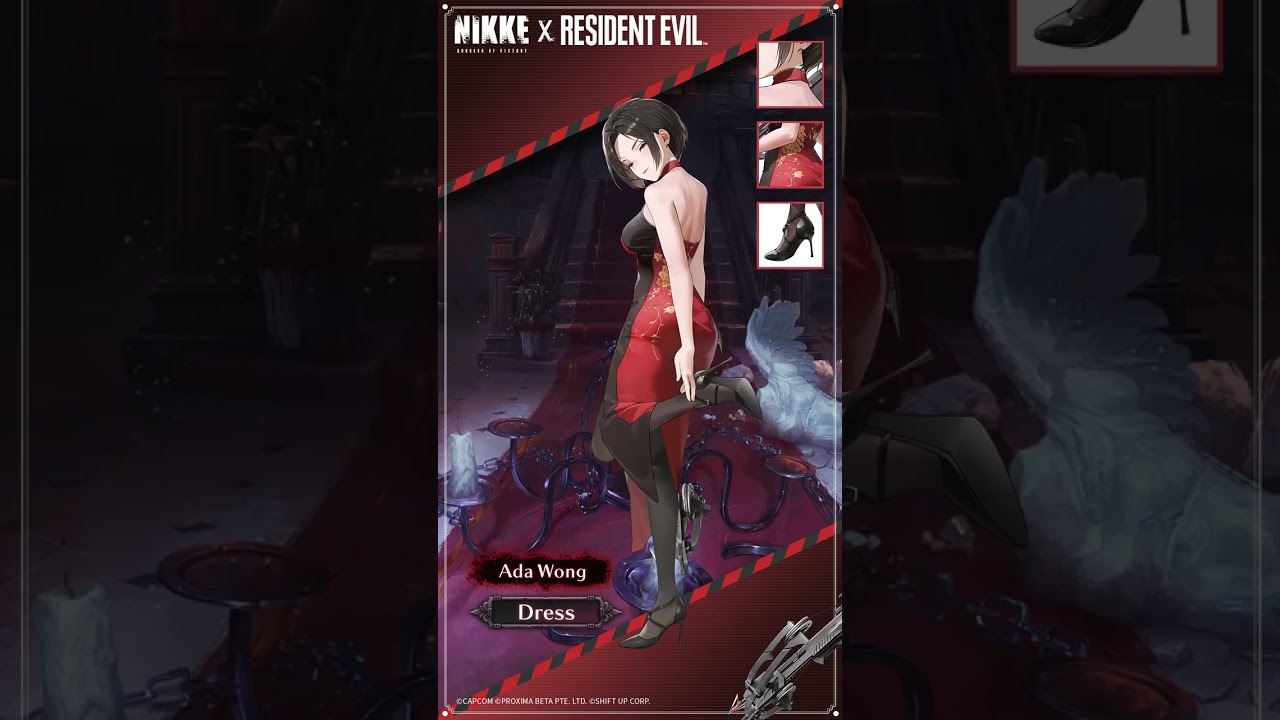 Costume Introduction - Ada Wong (Dress) | GODDESS OF VICTORY: NIKKE