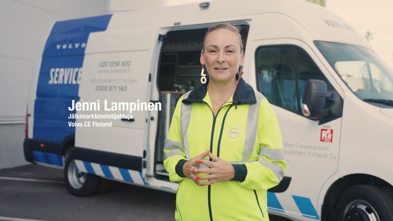 N&auml;in toteutimme Volvo Construction Equipmentin kanssa tehokkaan konehuoltoauton!