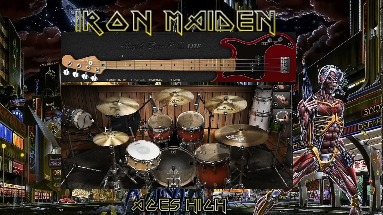 Iron Maiden: Aces High (drum and bass only)