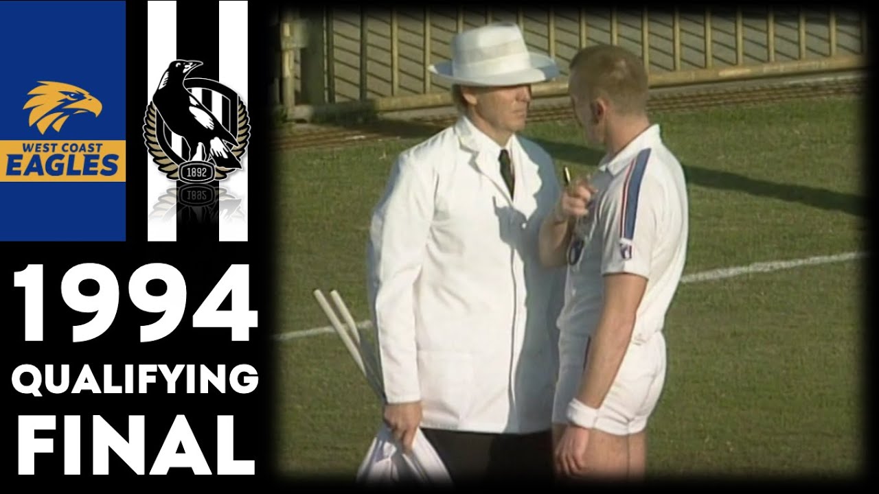1994 AFL Qualifying Final - West Coast Vs Collingwood (Extended Highlights)