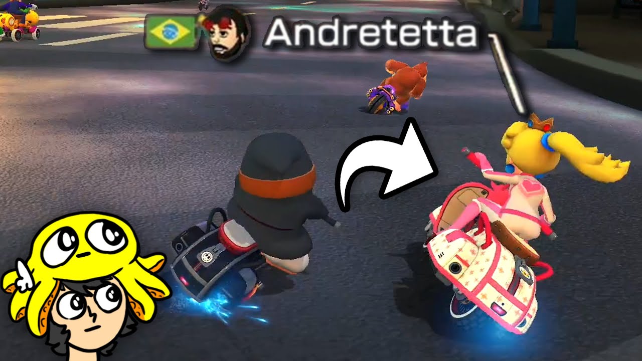 achei meu maior HATER no mario kart 8
