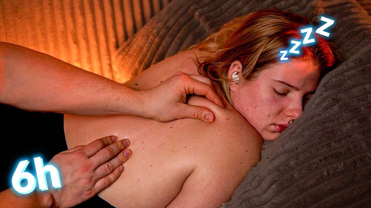 Your Perfect Sleep Hypnosis: 6 Hours of ASMR Back Massage & Skin Scratching 🧡