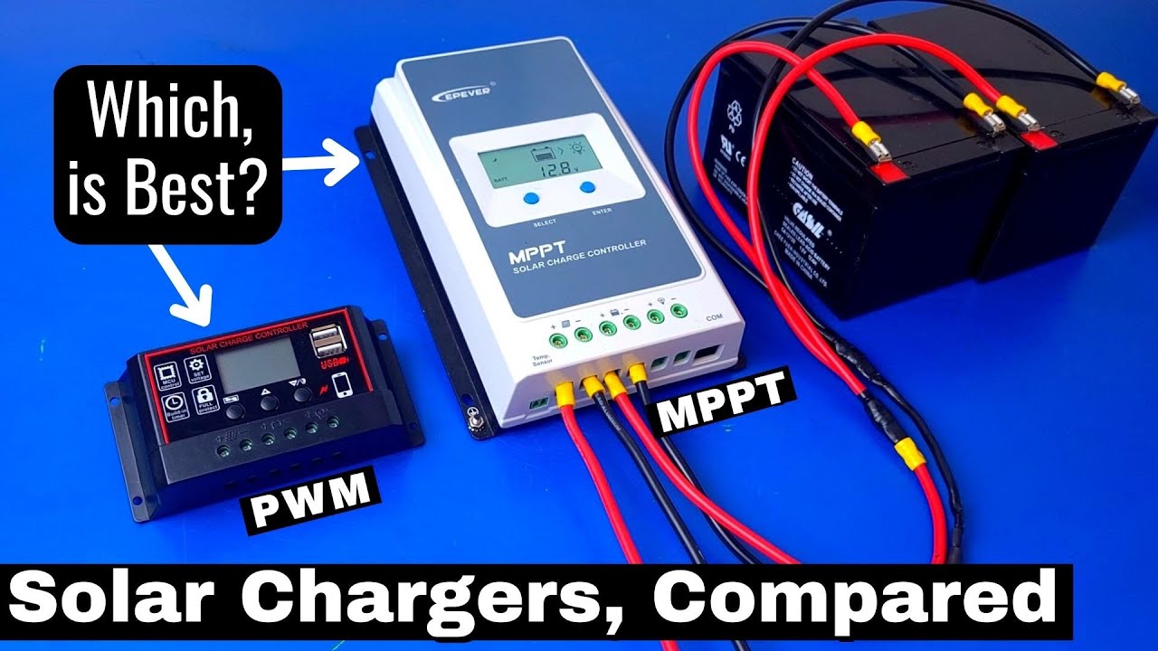 Solar Charger, MPPT compared to PWM #diy