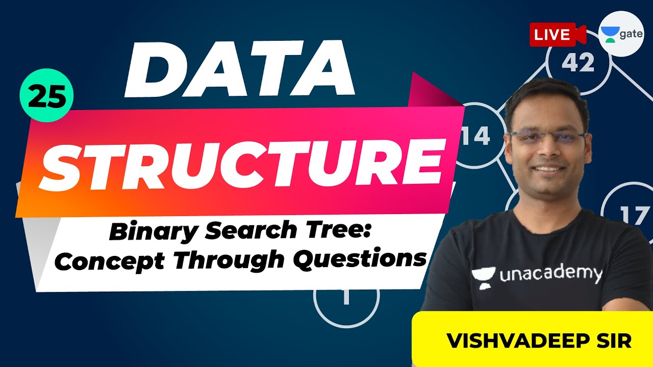 Binary Search Tree: Concept Through Questions | Data Structures | Lec 25 | Vishvadeep Sir