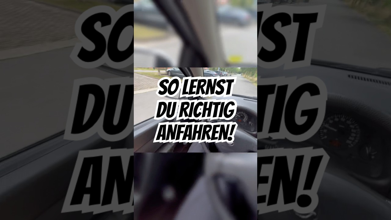 Mit DIESEM Tipp lernst Du Anfahren wie ein Profi #autofahren #fahrenlernen #autotipps #fahranf&auml;nger