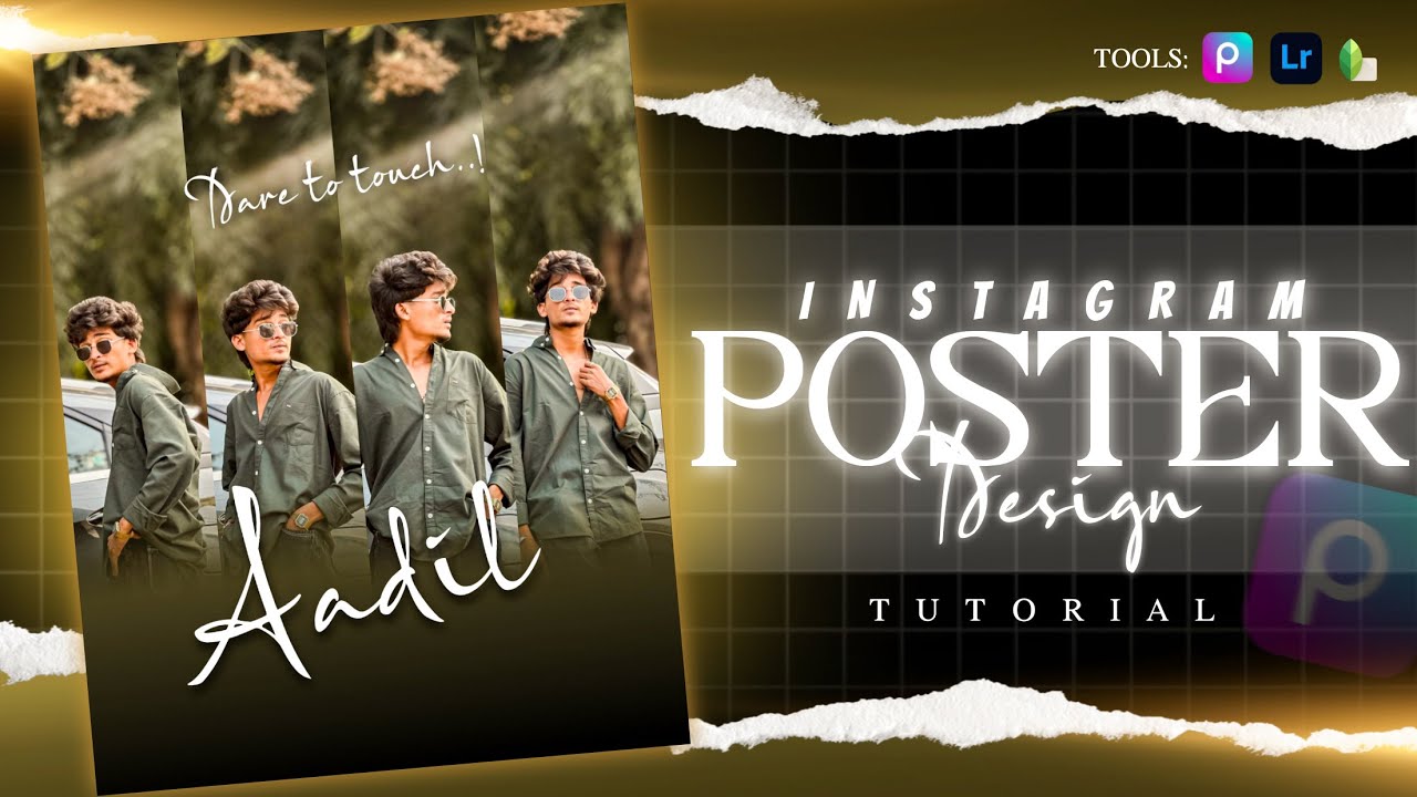 How to edit instagram modal post #poster #birthday #cdp in Picsart || Tutorial @Vjcreations_official