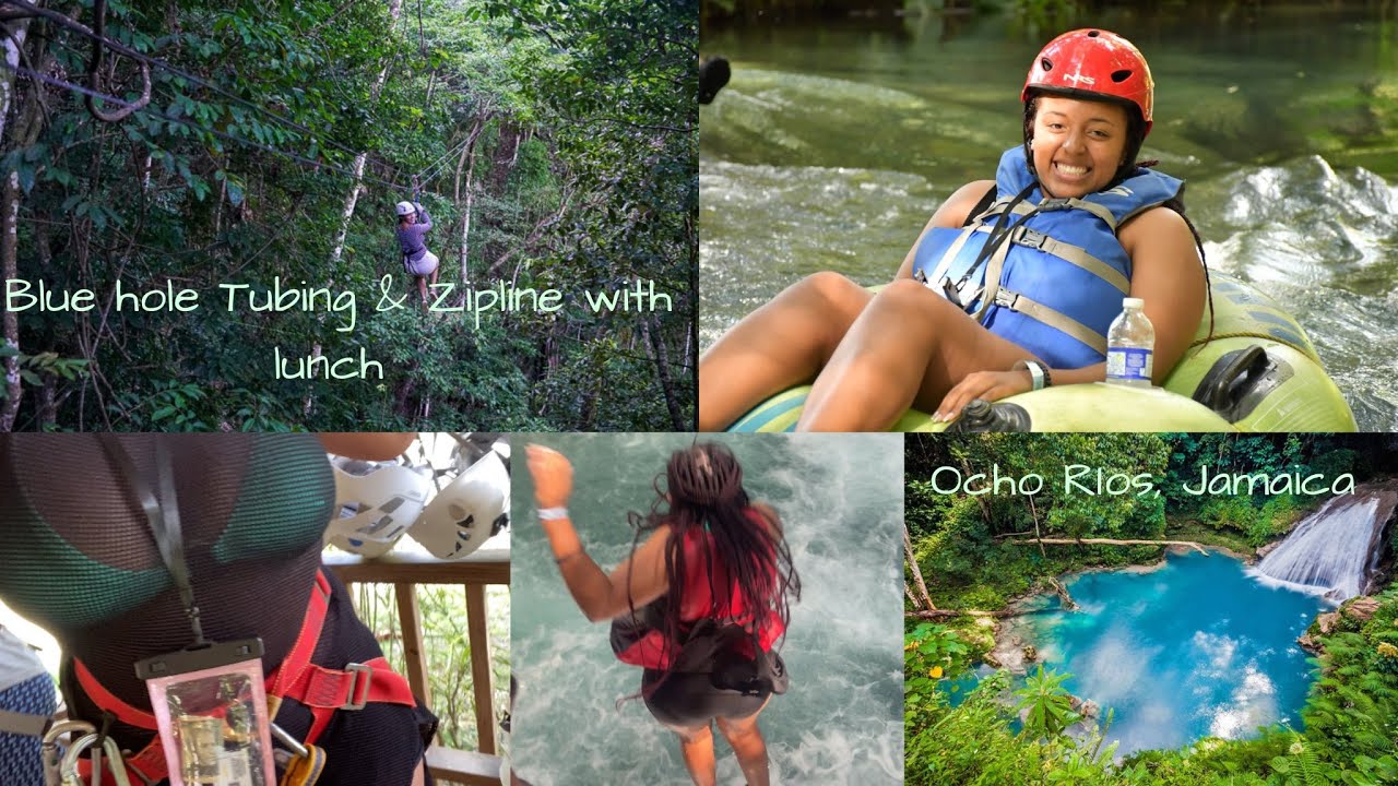 Carnival Sunrise Cruise | Blue Hole•Tubing•Ziplining in Ocho Rios Jamaica 🇯🇲 | Vlog in Jamaica |