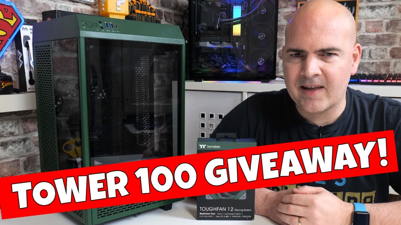Thermaltake Tower 100 Racing Green ITX PC Case UK Giveaway NOW ENDED