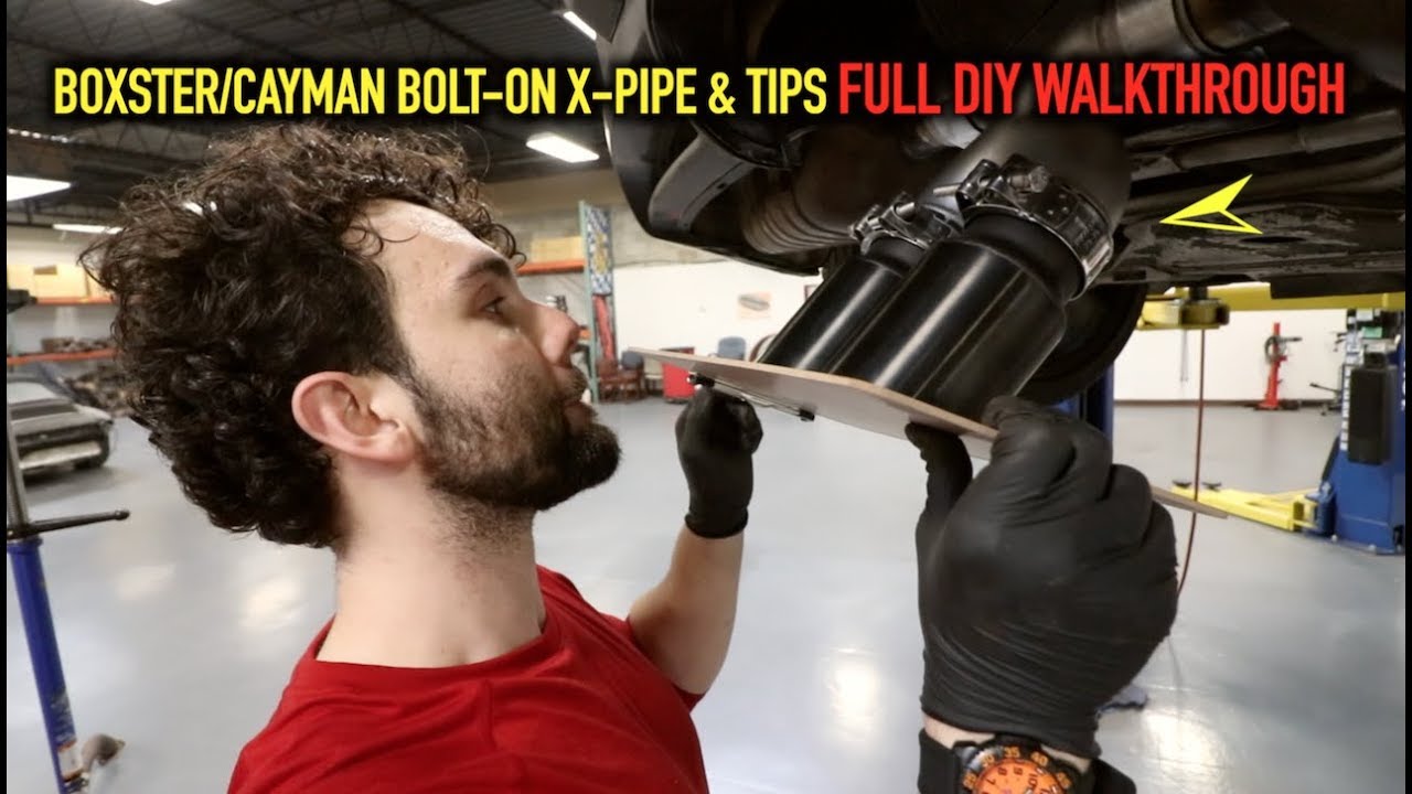 HOW TO INSTALL AFTERMARKET EXHAUST TIPS ON YOUR PORSCHE