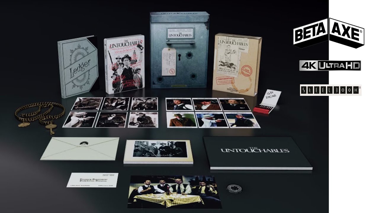 The Untouchables [Beta Axe Zavvi Exclusive Deluxe Edition 4K UHD with SteelBook Ltd. to 1200] #ZAVVI
