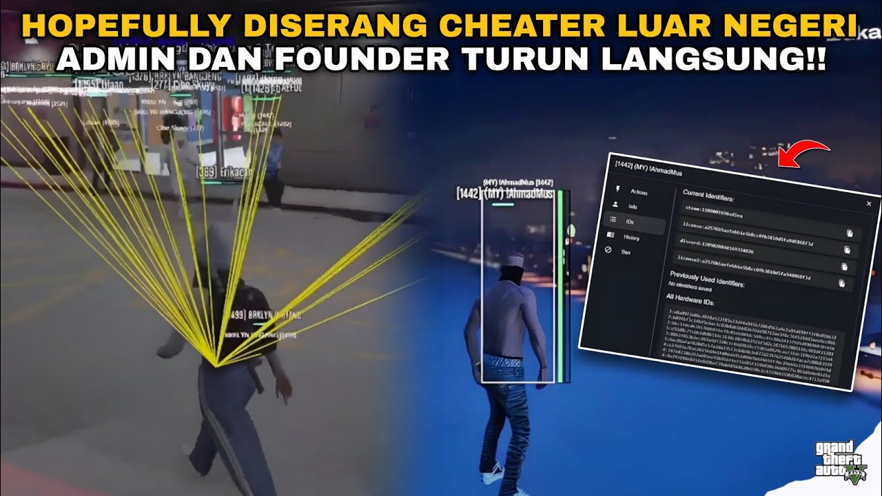 HOPEFULLY DISERANG CHEATER LUAR NEGERI!! | GTA V ROLEPLAY