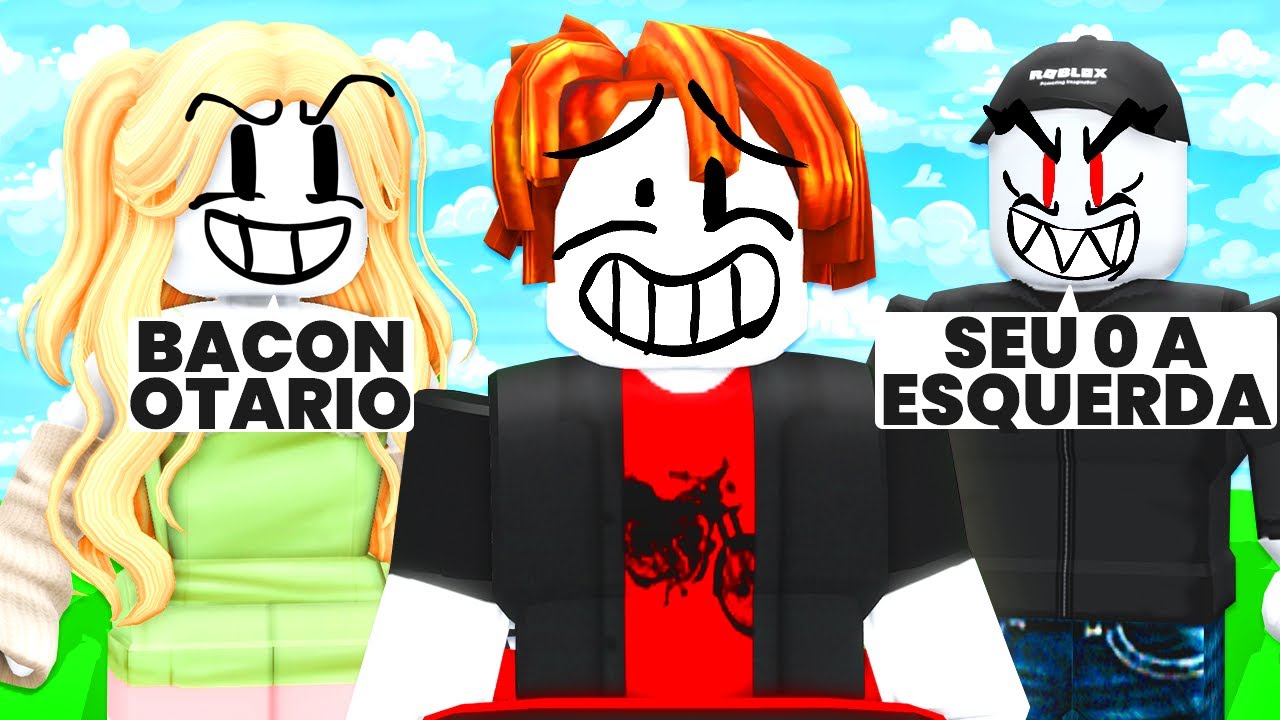 TODO MUNDO TE XINGA NESSE JOGO DO ROBLOX SEM MOTIVOS NENHUM 🤔 (Jogo Estranho)