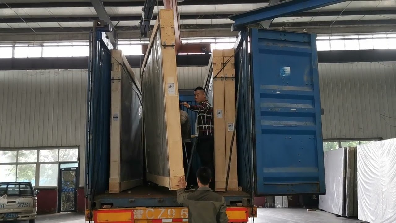 Loading open top container