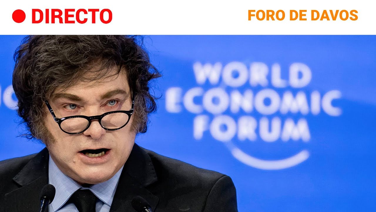 FORO DAVOS: JAVIER MILEI dice que SÁNCHEZ intenta 