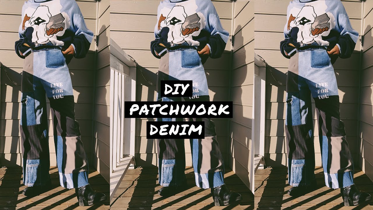 How to: DIY Patchwork Denim | Men's Fashion | Happily Dressed