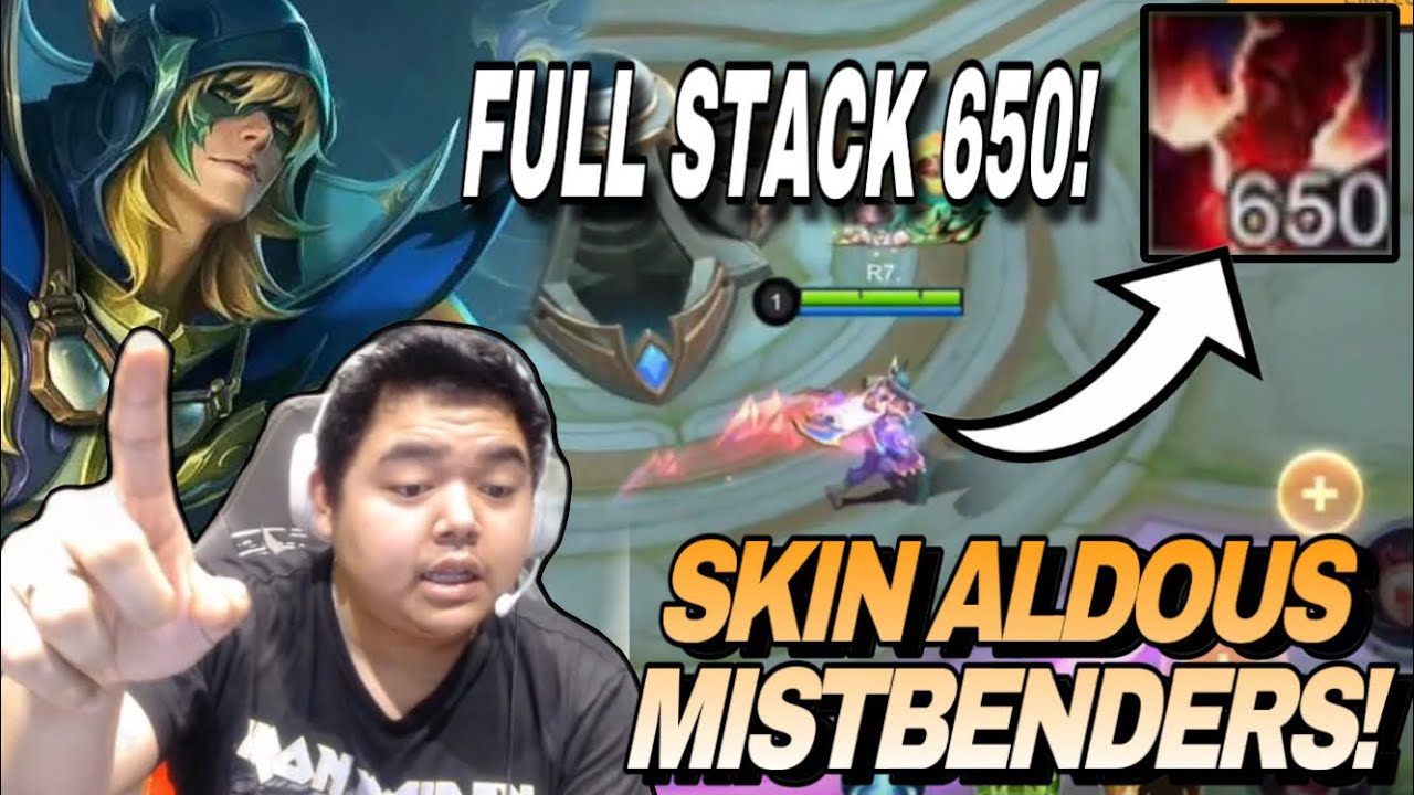 REVIEW SKIN ALDOUS MISSBENDER STACK 650 FULL !! SEKALI PUKUL K,O !!