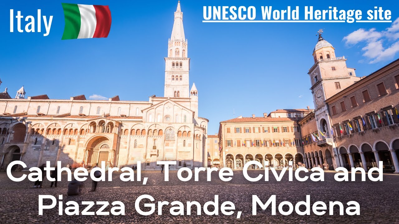 Cathedral, Torre Civica and Piazza Grande, Modena ! unesco world heritage sites