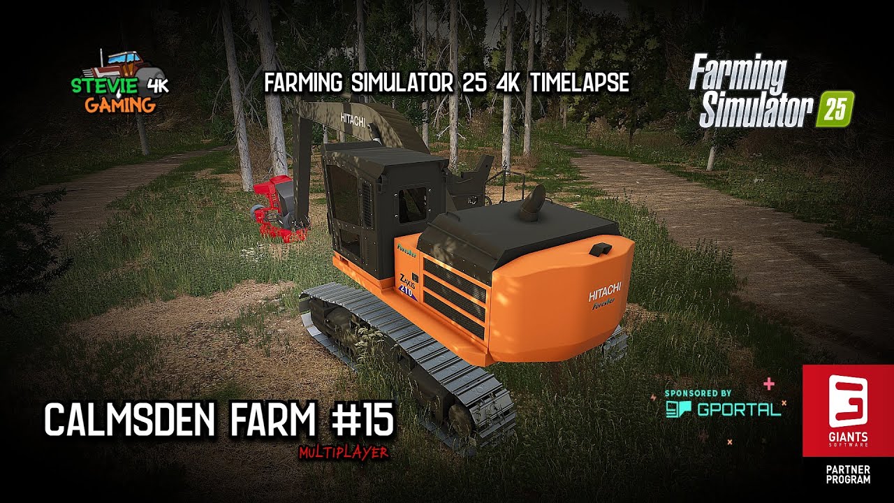 Calmsden Farm/#15/Forestry/Plowing/Cultivating/Selling Wood Products/FS25 4K Timelapse
