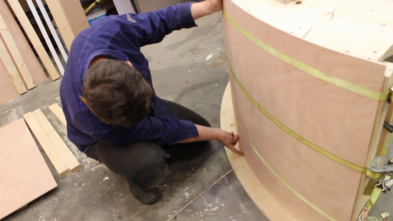 Inside Niagara News Anchor Desk Build