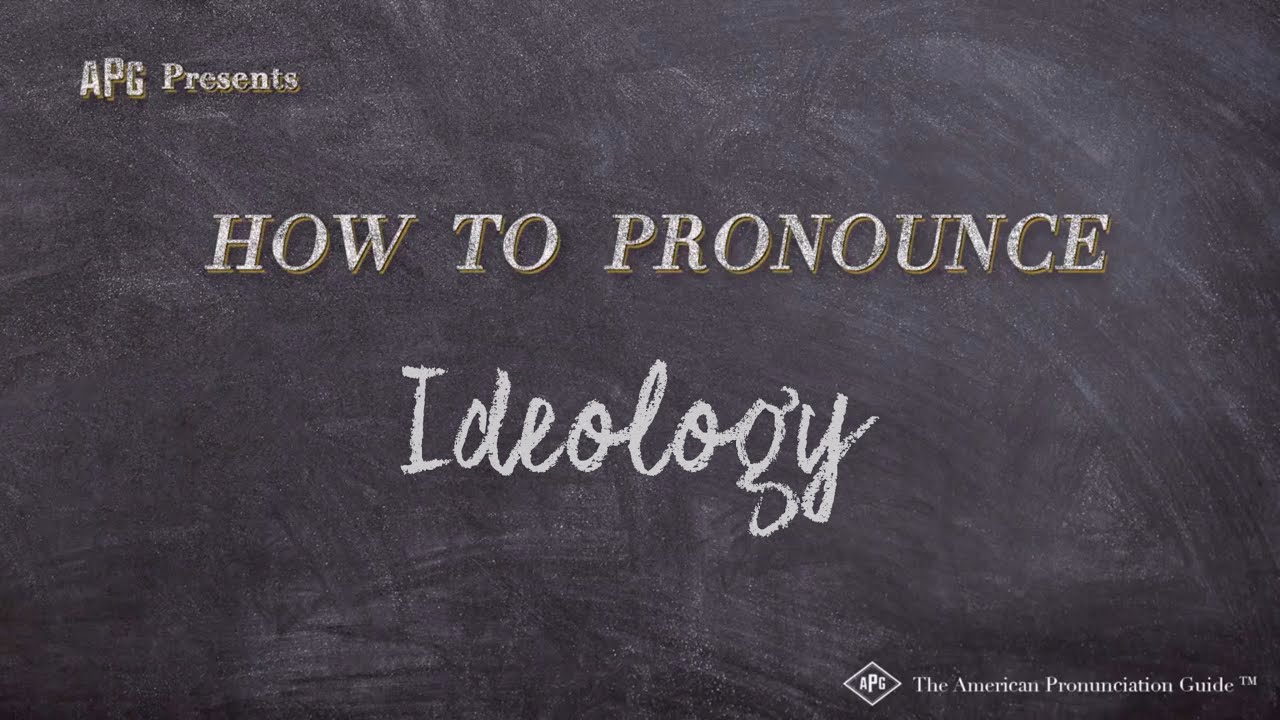 How to Pronounce Ideology (Real Life Examples!)