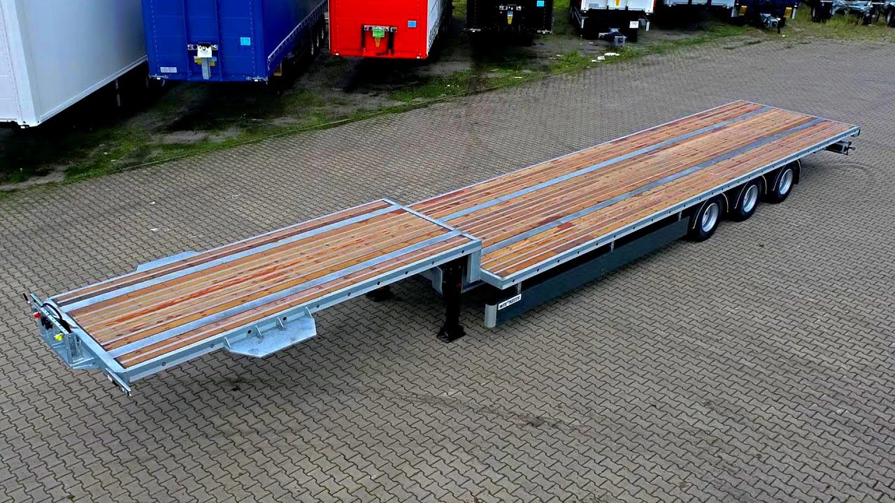 WEB TRAILER Stufensattelauflieger für Kirmes-Fahrgeschäft