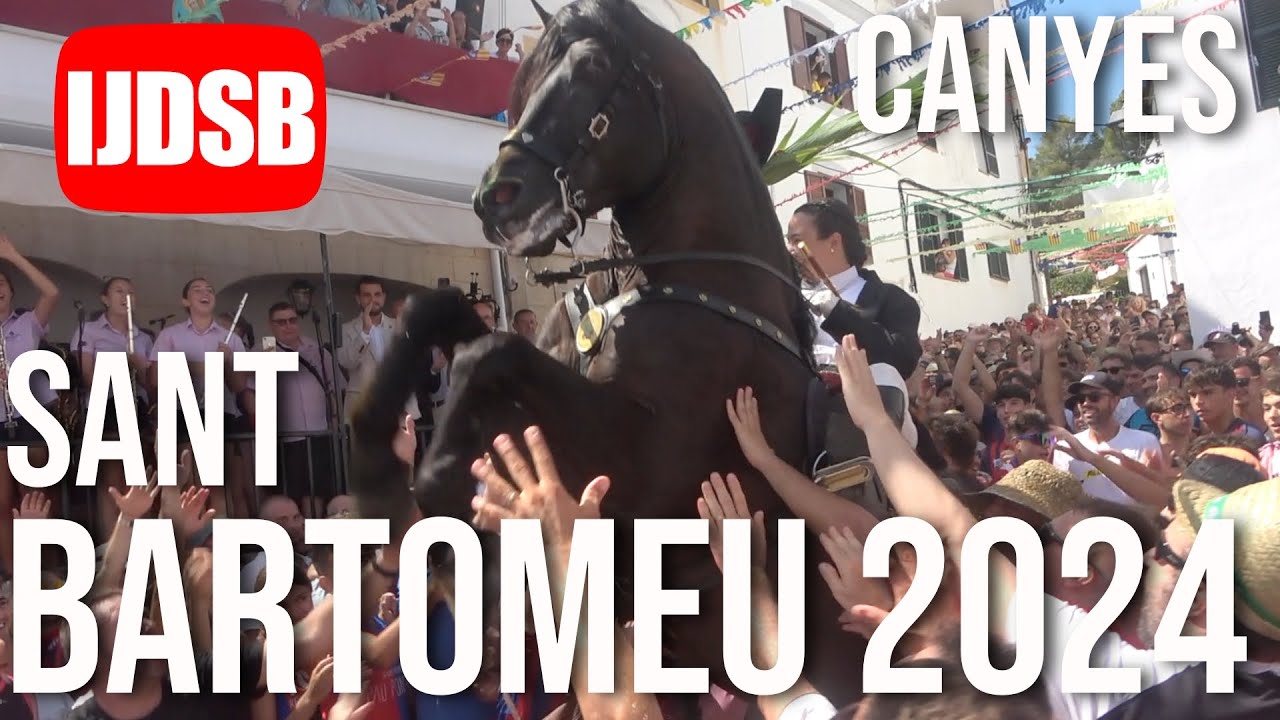 Canyes, voltes i despedida 🟡 Dia de Sant Bartomeu 2024 🐴 Ferreries ☀️ Menorca