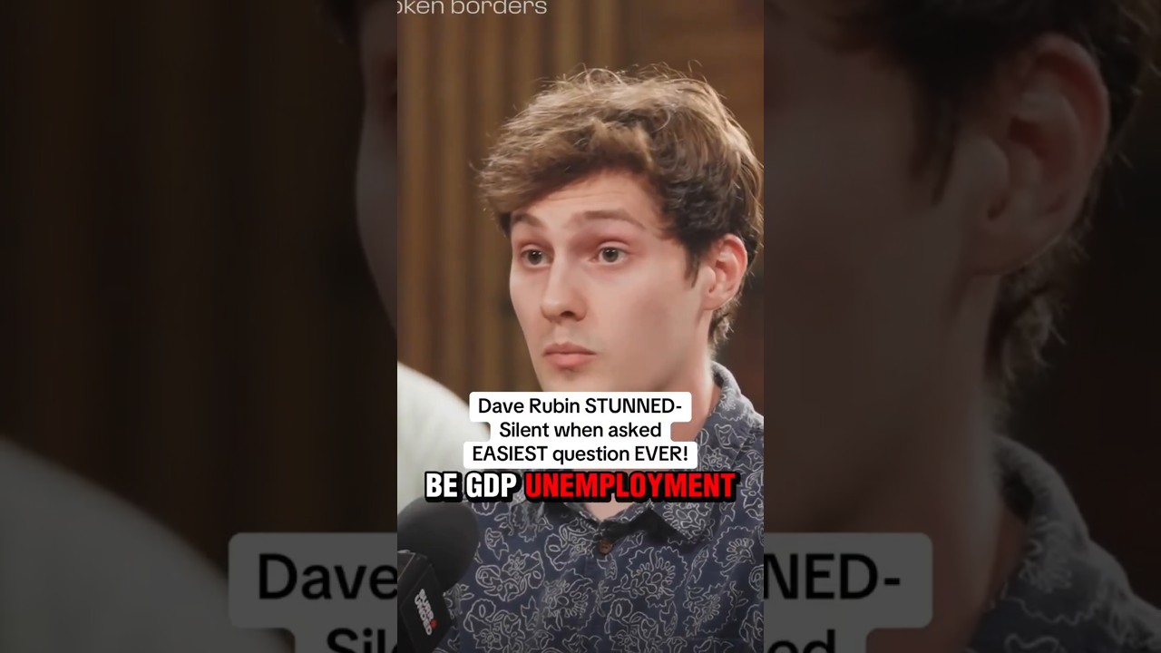 Dave Rubin Wasn&rsquo;t Ready For This 😬 #Politics #Debate #Shorts