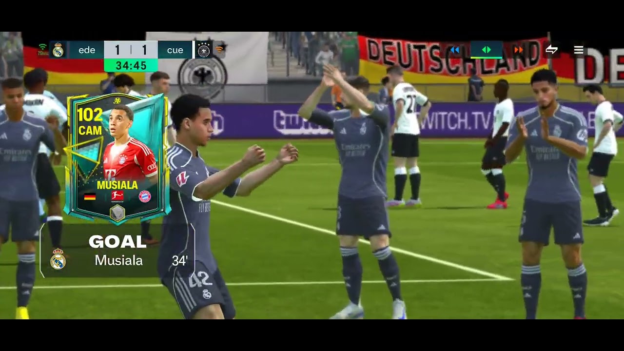 Real Madrid  vs germany Real Madrid 2 germany 2