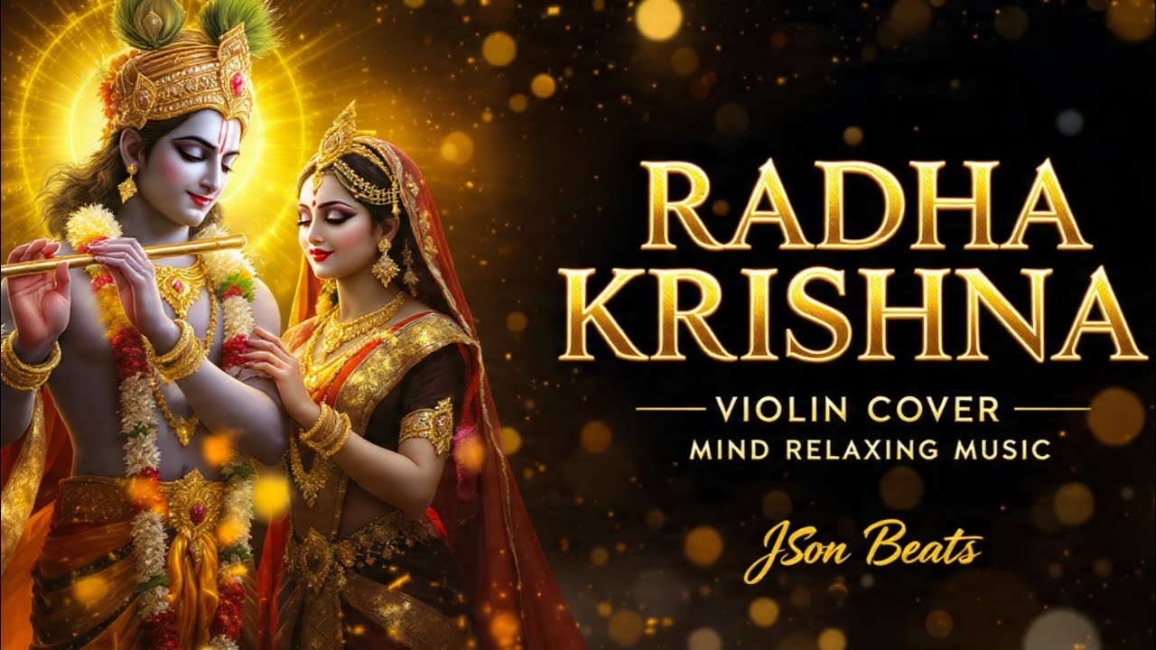 Radha Krishna Instrumental Cover | Mind Relax Sad Version | JSON Beats | Peaceful Devotional Music