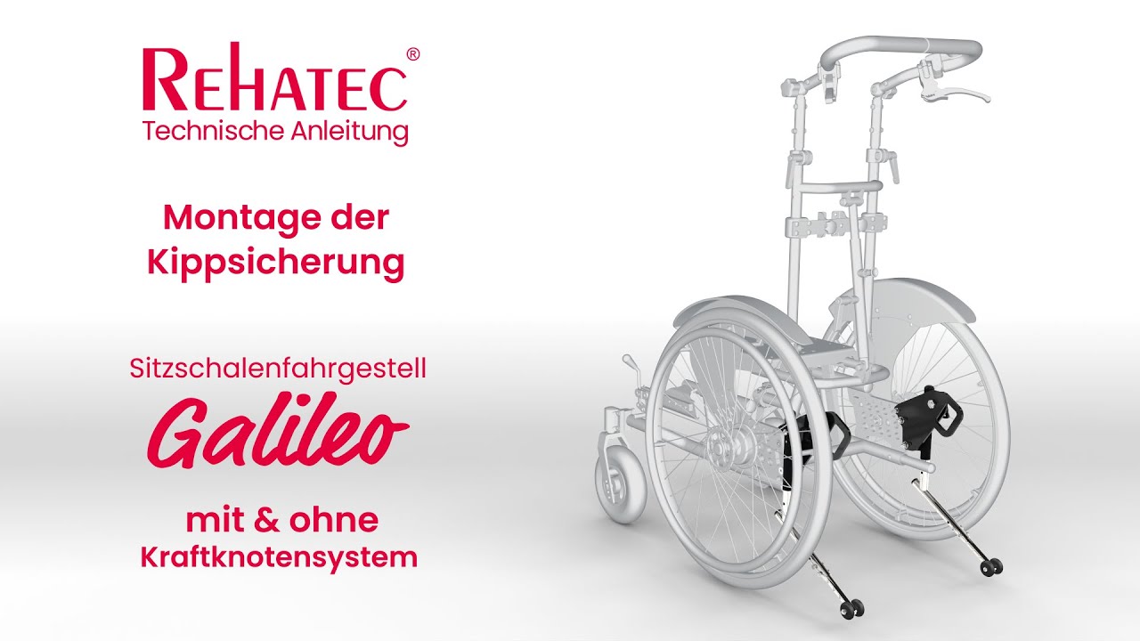 Montage der Kippsicherung am Galileo