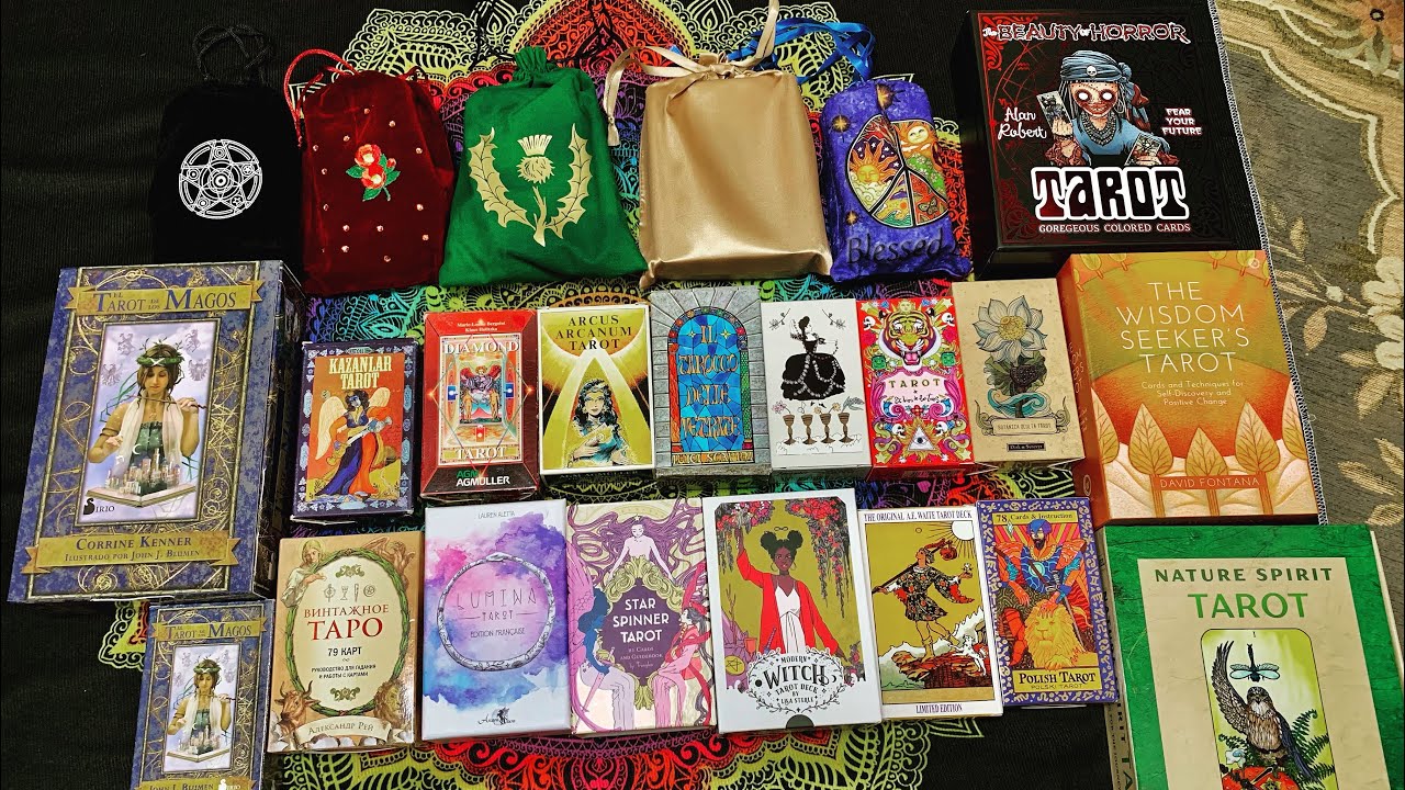 Моя коллекция колод Таро  ч.7 💙 My Tarot deck collection.