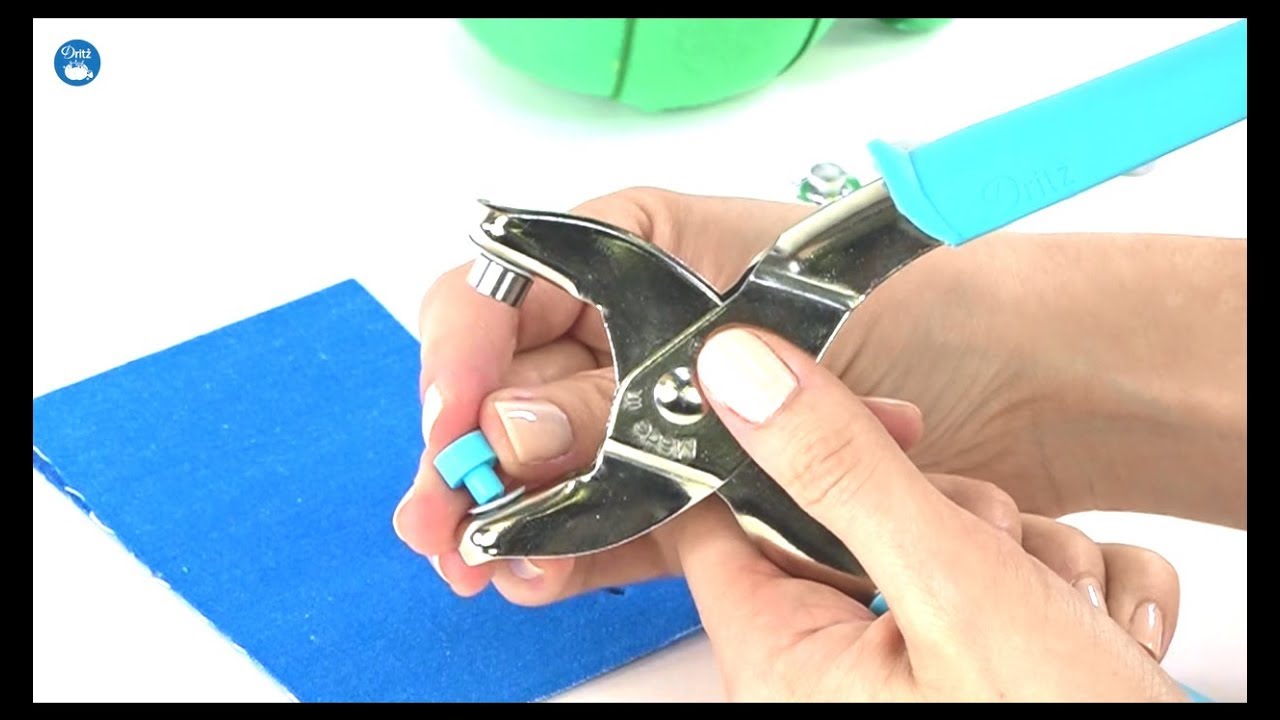 How to use Dritz Eyelet Pliers