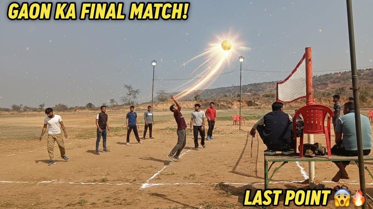 Live Khedi Vs Sherpur Gaon Ka Volleyball Final Match 😱 Last Point Ne Hila Diya!😱☠️ #Volleyball