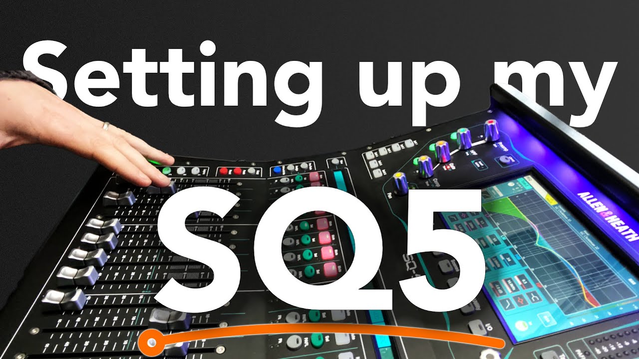 Пошаговое руководство по настройке цифровой консоли Allen & Heath SQ5.