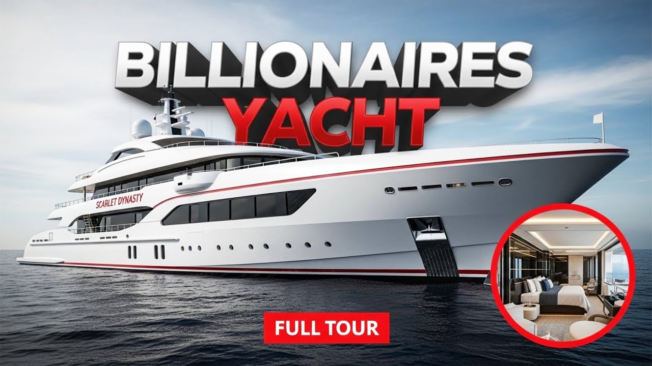 Inside SCARLET DYNASTY | How a SUPERYACHT Becomes a Weapon of Status