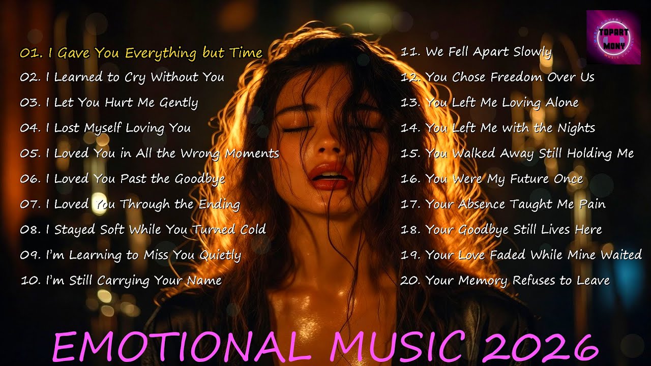 Emotional Love Playlist 2026 Vol.2 | Beautiful Sad Songs to Feel