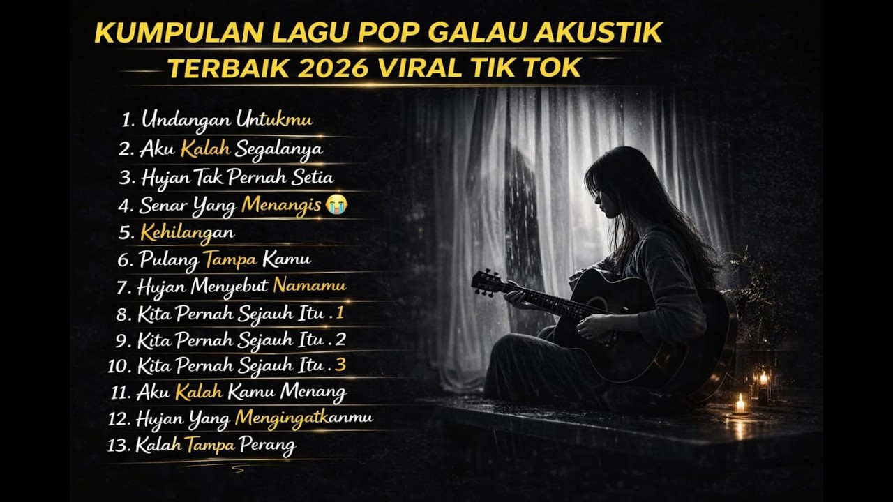 Full Album Pop Galau Akustik 2026 Paling Nyesek & Bikin Nangis😭 || Full Lirik 🎸🎶