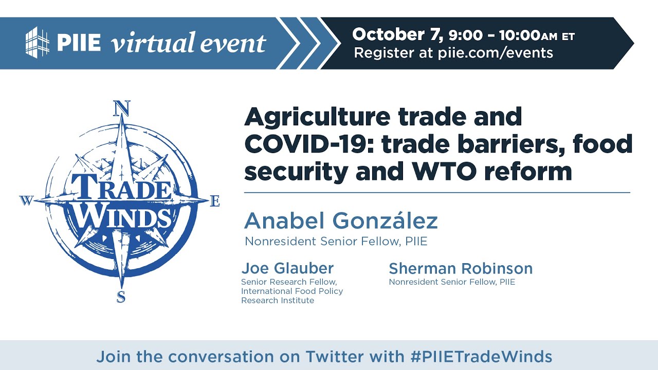 Agriculture trade and COVID-19: trade barriers, food security and WTO reform