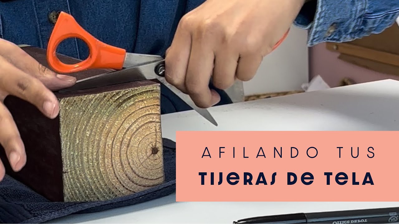 Afilar Tijeras de Tela ✂️ Parte 2: Afilando tus tijeras