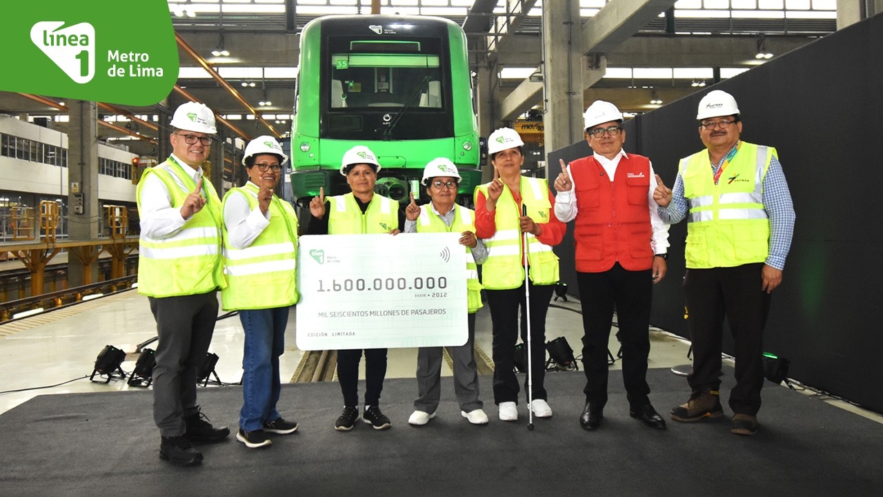 Línea 1 alcanza los 1.600 millones de pasajeros y anuncia ampliación del sistema