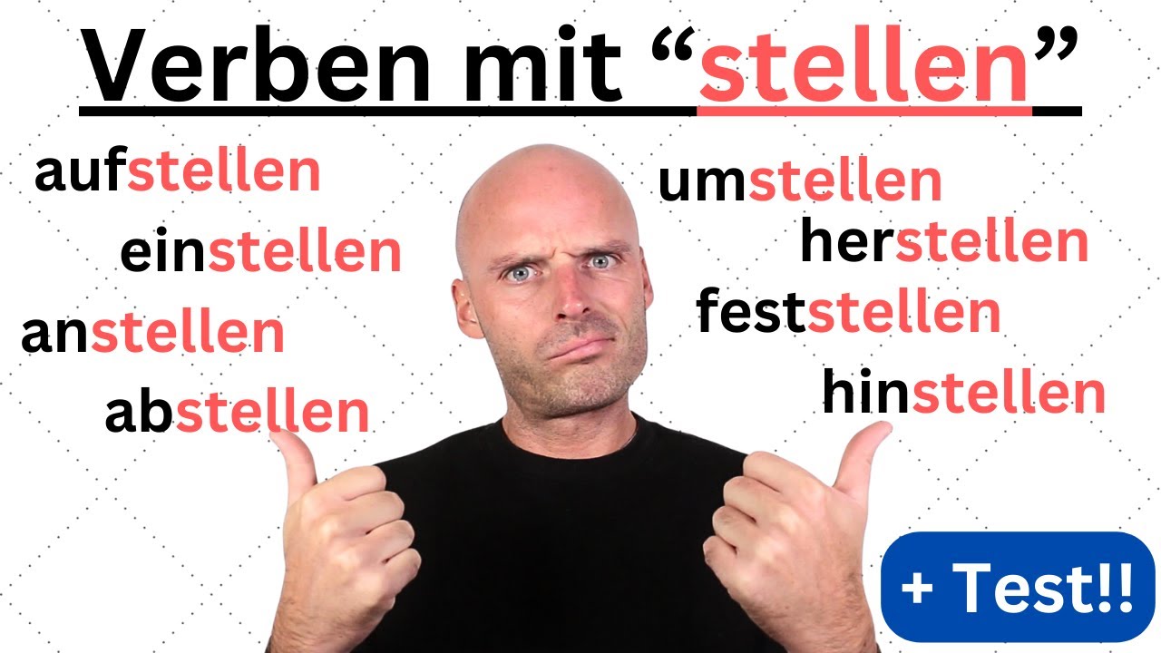 Die 10 wichtigsten Verben mit 