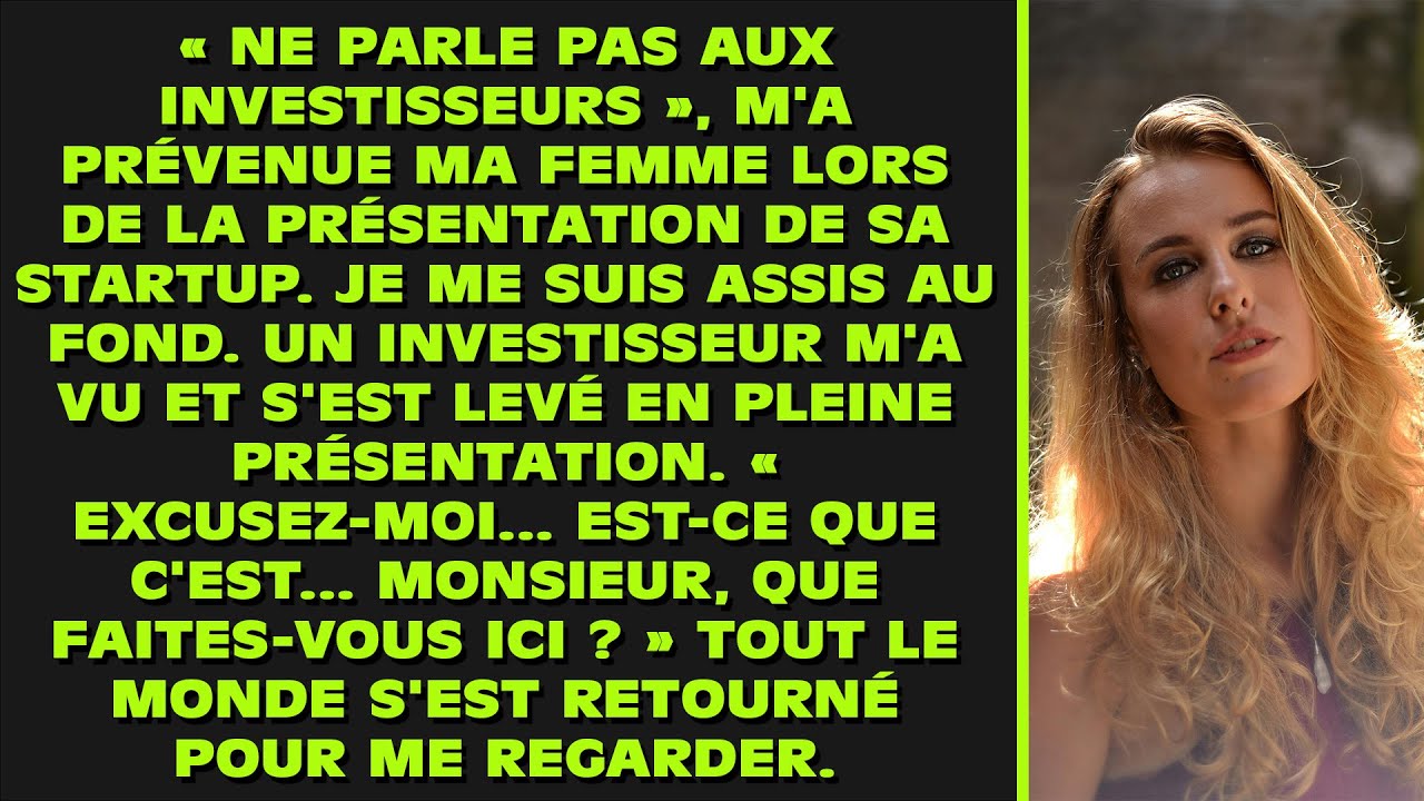 ELLE A VOLÉ SES PLANS, ALORS IL A DISCRÈTEMENT MIS FIN À SA CARRIÈRE.